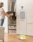 1800W Upright Garment Steamer with 2L Tank & 11 Heat Settings – Yellow - image 3