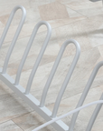 HOMCOM 2-Tier Heated Clothes Airer 210W with Shoe Rack - Silver - image 6