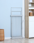 HOMCOM Foldable Heated Clothes Airer 120W with 8 Rails - Silver - image 3