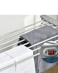 Electric Foldable Heated Clothes Airer with Wings 230W - Silver