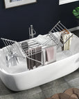 Electric Foldable Heated Clothes Airer with Wings 230W - Silver