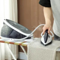 2600W Steam Generator Iron with 1.5L Tank, 8 Bar & Ceramic Soleplate – Blue - image 2