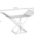 Electric Foldable Heated Clothes Airer with Wings 230W - Silver