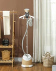 1800W Upright Garment Steamer with 1.8L Tank, 36g/min – Gold - image 2