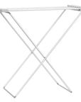 HOMCOM Foldable Heated Clothes Airer 120W with 8 Rails - Silver - image 1