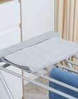 HOMCOM Foldable Heated Clothes Airer 120W with 8 Rails - Silver - image 4