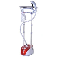 1800W Upright Garment Steamer with 2L Tank & 11 Heat Settings – Red - image 1