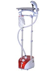 1800W Upright Garment Steamer with 2L Tank & 11 Heat Settings – Red - image 1